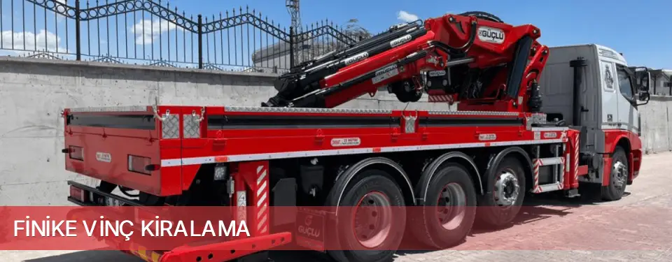 Finike İlçemi Vinç Kiralama